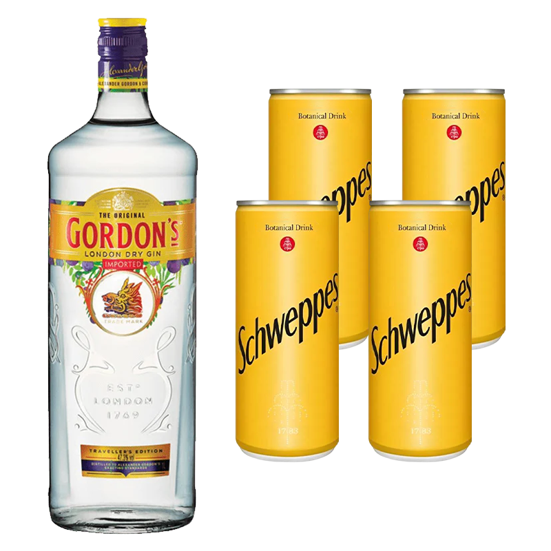 After Eight: Gordon Gin + 4 Mixer Go Drinks