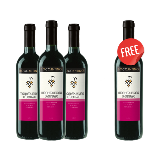 Buy 3 get 4: Boccantino Montepulciano D'Abruzzo DOC