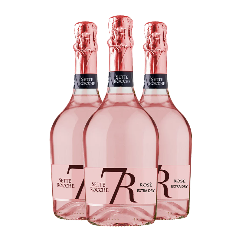Sette Roche Rose Extra Dry 3-Pack