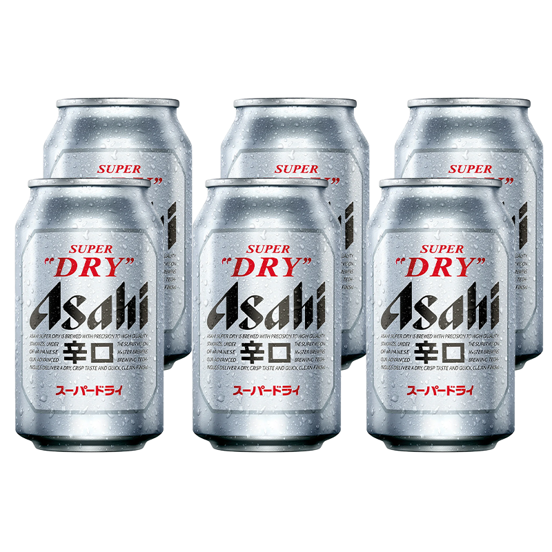 Asahi Super Dry 350ml 6-Pack