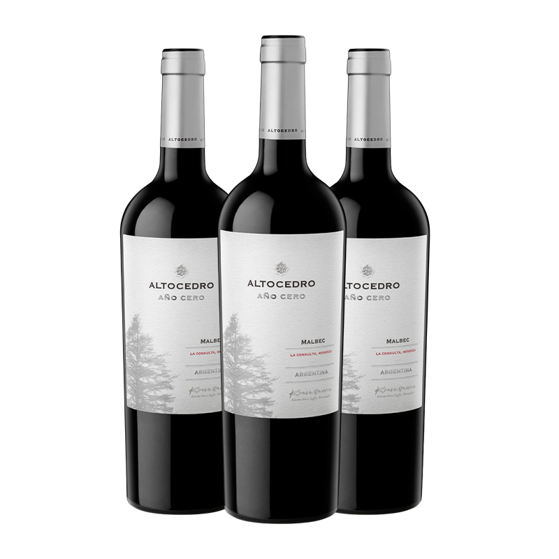 AltoCredro Ano Cero Malbec 3-Pack