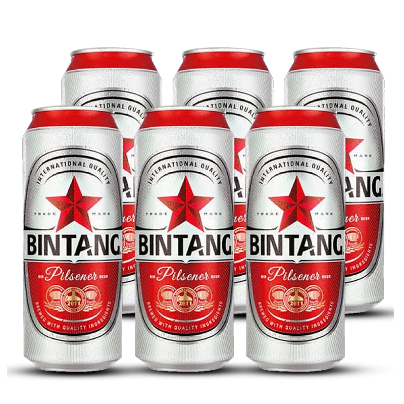 Bintang Beer 490ml 6-Pack