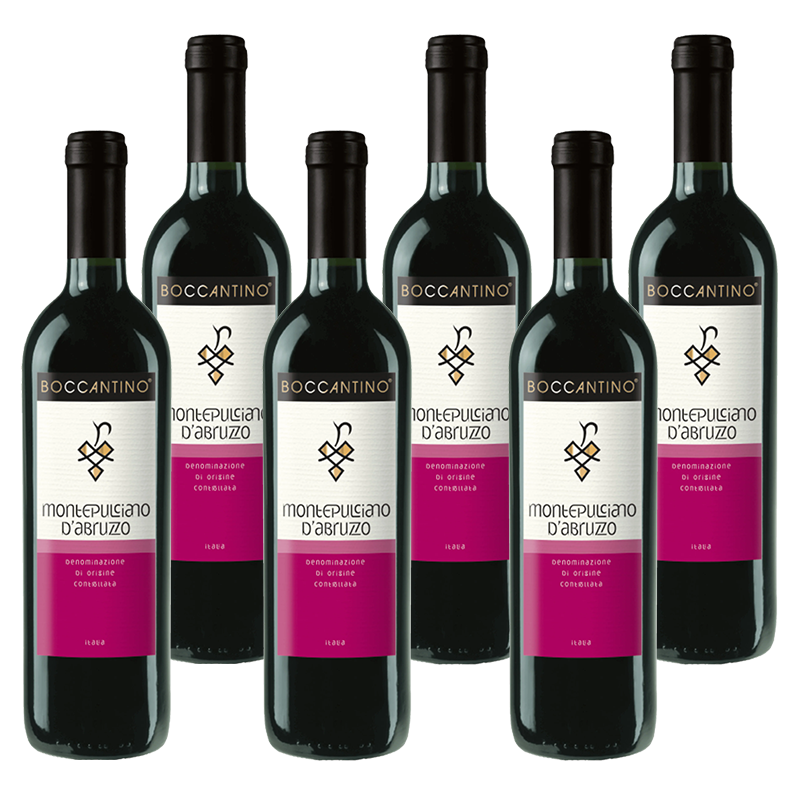 Montepulciano D'Abruzzo Boccantino DOC 6-Pack