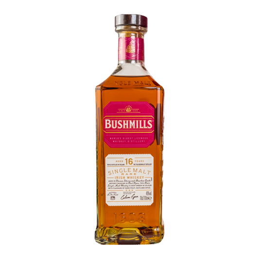 Bushmills - 16 Year - Single Malt Irish Whiskey - 700ml