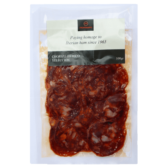 Montesano Chorizo Iberico Seleccion Sliced - 100gr