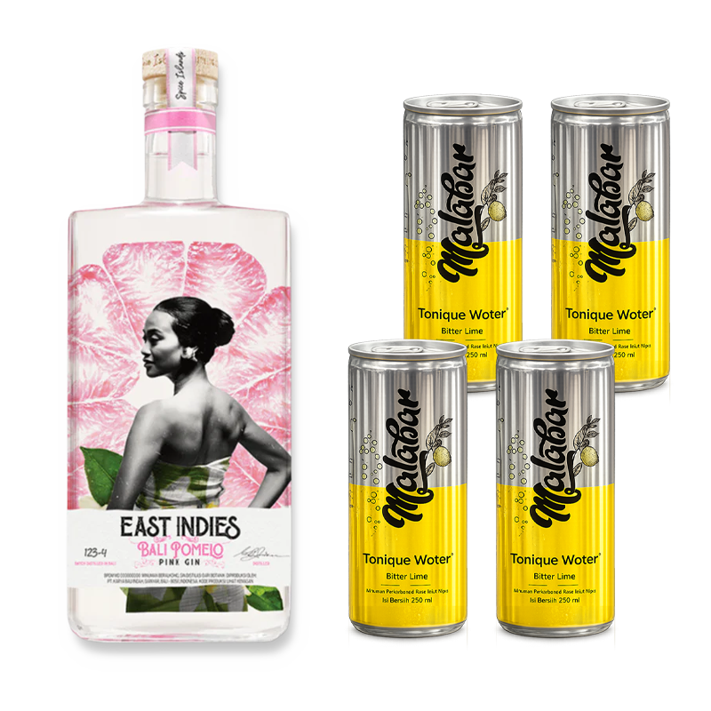 East Indies Bali Pomelo Pink Gin + Mixer Malabar