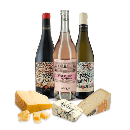 Italian  Wine and Cheese Selection