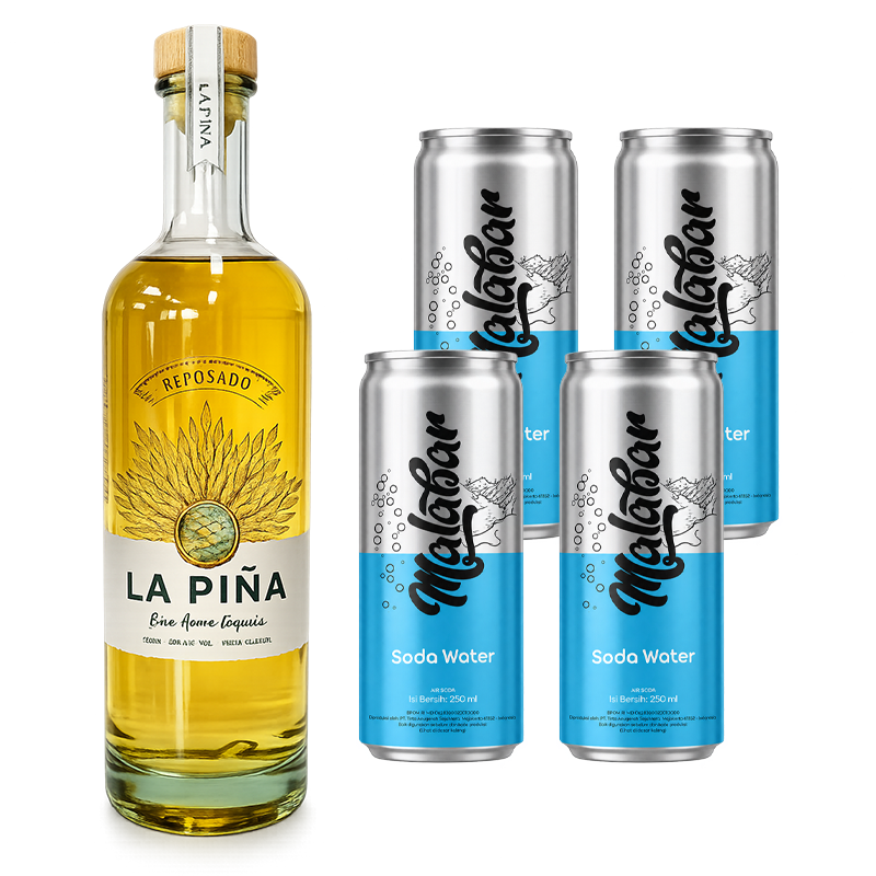 La Pina Reposado + Mixer Malabar Soda Water