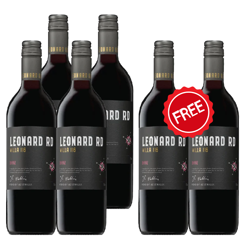Buy 4 Get 2: Leonard Rd - Shiraz