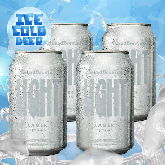 Island Brewing - Light Lager - 4 Can