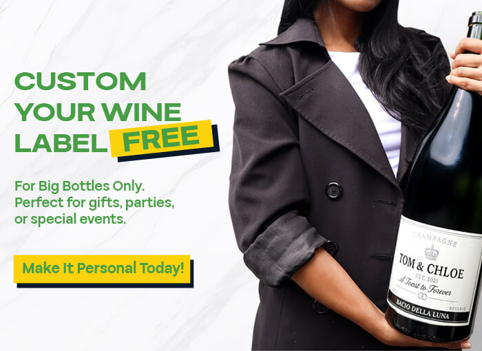 Custom Printed Wine Bottle