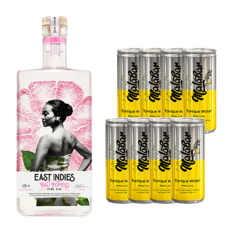 East Indies Bali Pomelo Pink Gin + Mixer Malabar