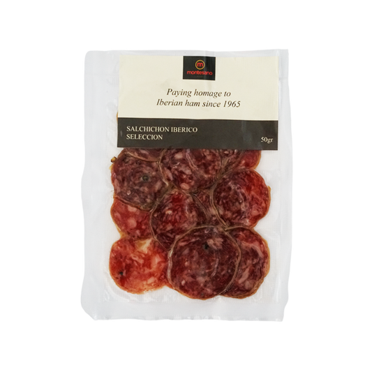 Montesano Salchichon Iberico Seleccion Sliced - 50gr