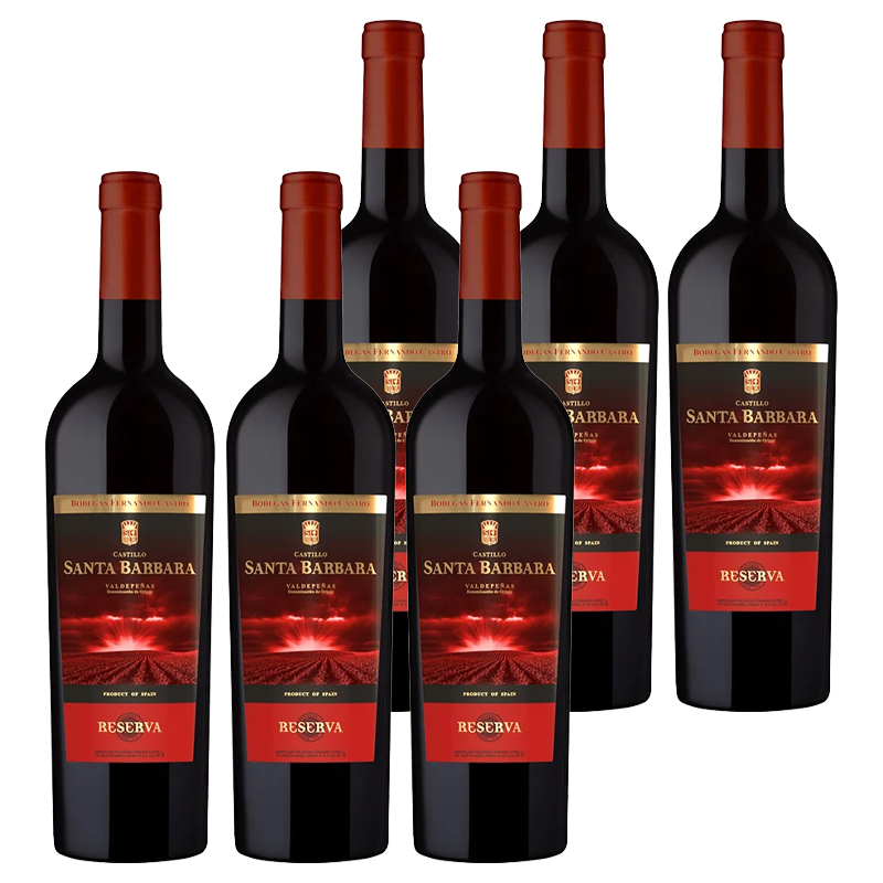 Castillo Santa Barbara Reserva 6-pack