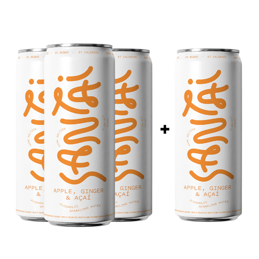 Buy 3 Get 4: Santai - Apple, Ginger & Açai flavor