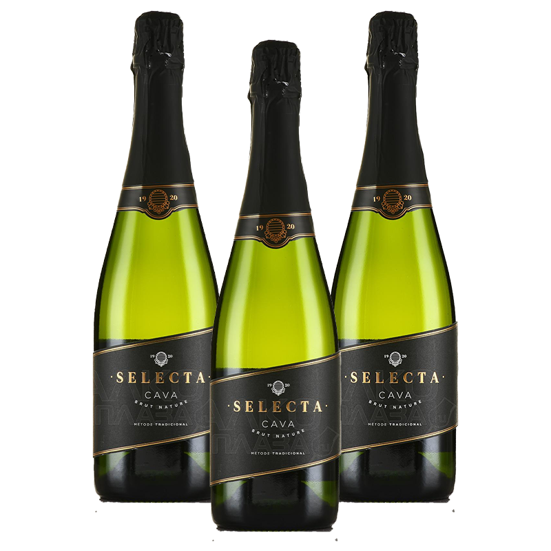 Selecta Cava Brut Nature 3-Pack