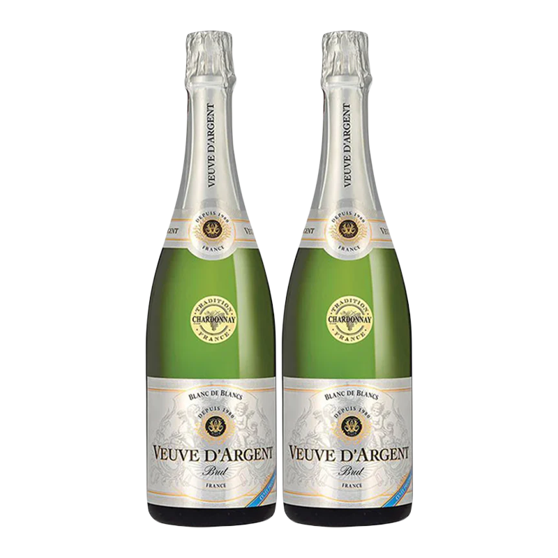 Veuve D'Argent - Blanc de Blancs 2-Pack