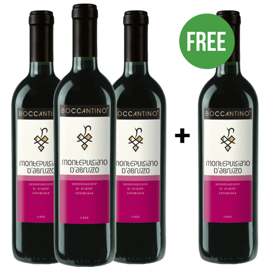 Buy 3 get 1 More Free: Boccantino Montepulciano D'Abruzzo DOC