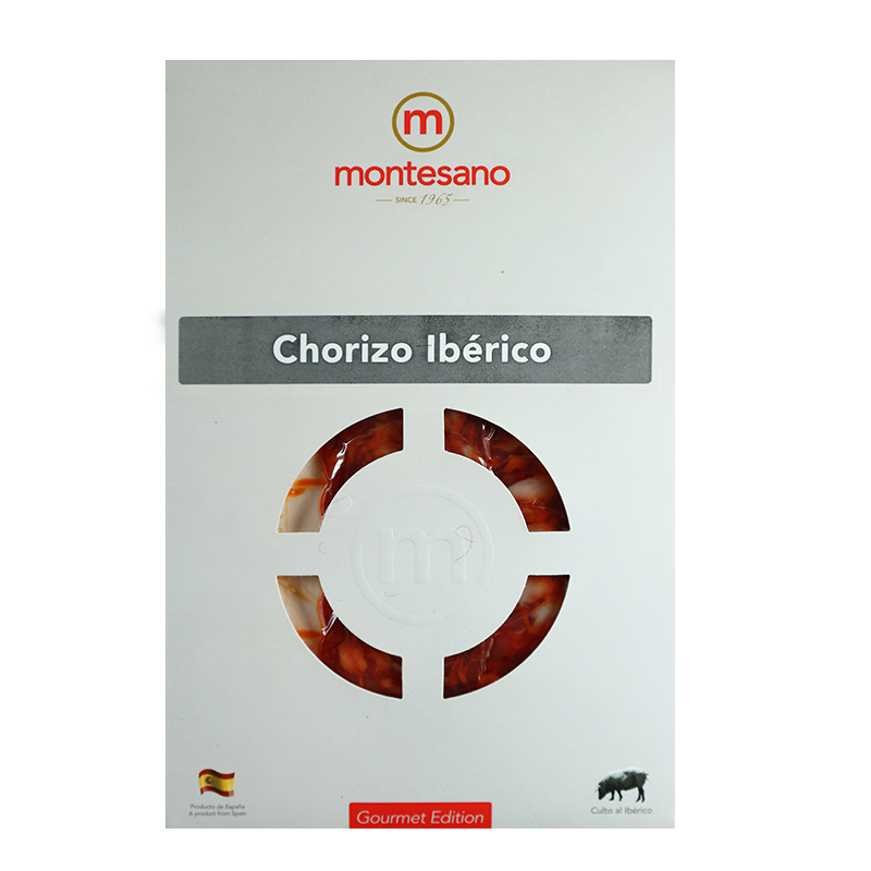 Montesano - Iberian Dry Cured Chorizo Sliced Chorizo Iberico Loncheado 50 grams