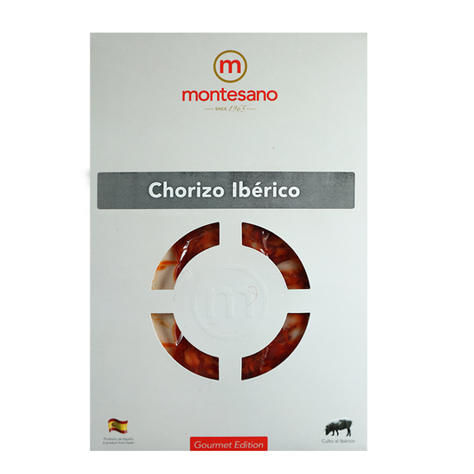 Montesano - Iberian Dry Cured Chorizo Sliced Chorizo Iberico Loncheado 50 grams