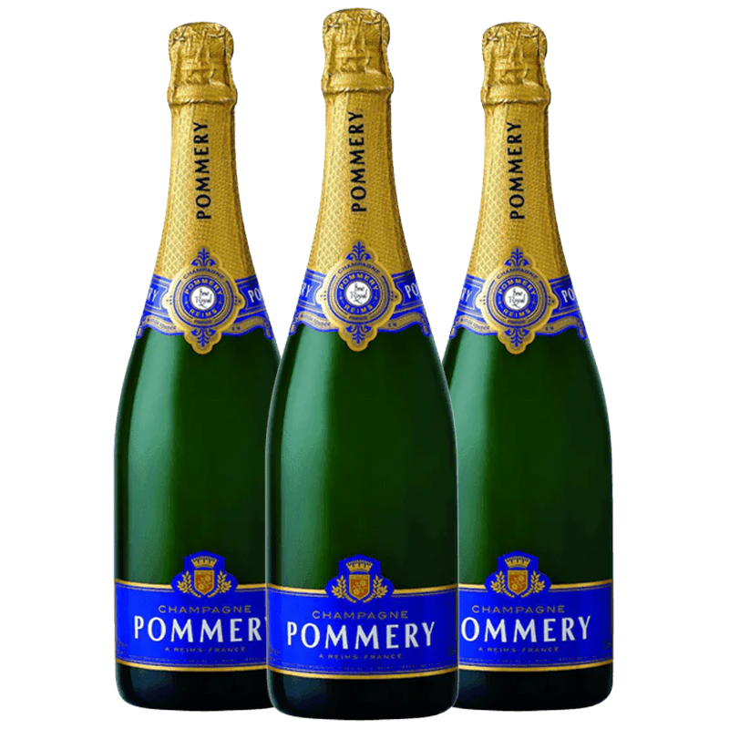 Pommery Brut Royal 750ml 3-Pack