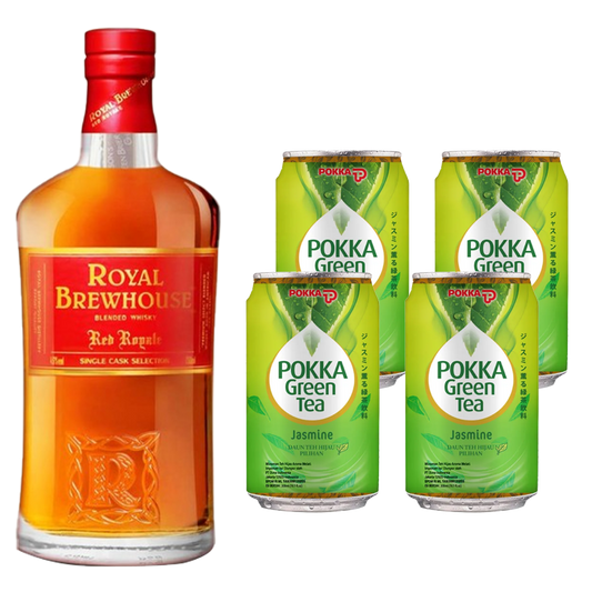 Red Whiskey Royal + 4 Pokka