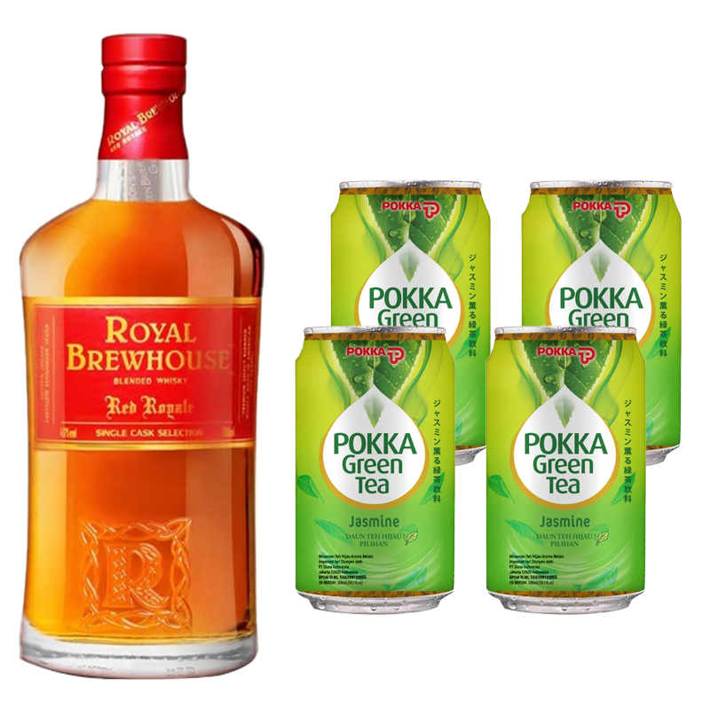 Red Whiskey Royal + 4 Pokka