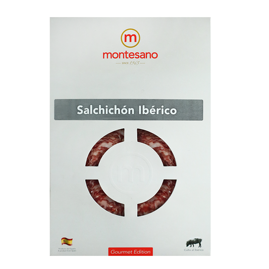 Montesano - Iberian Dry Cured Sliced Salchichon Iberico - 50 grams