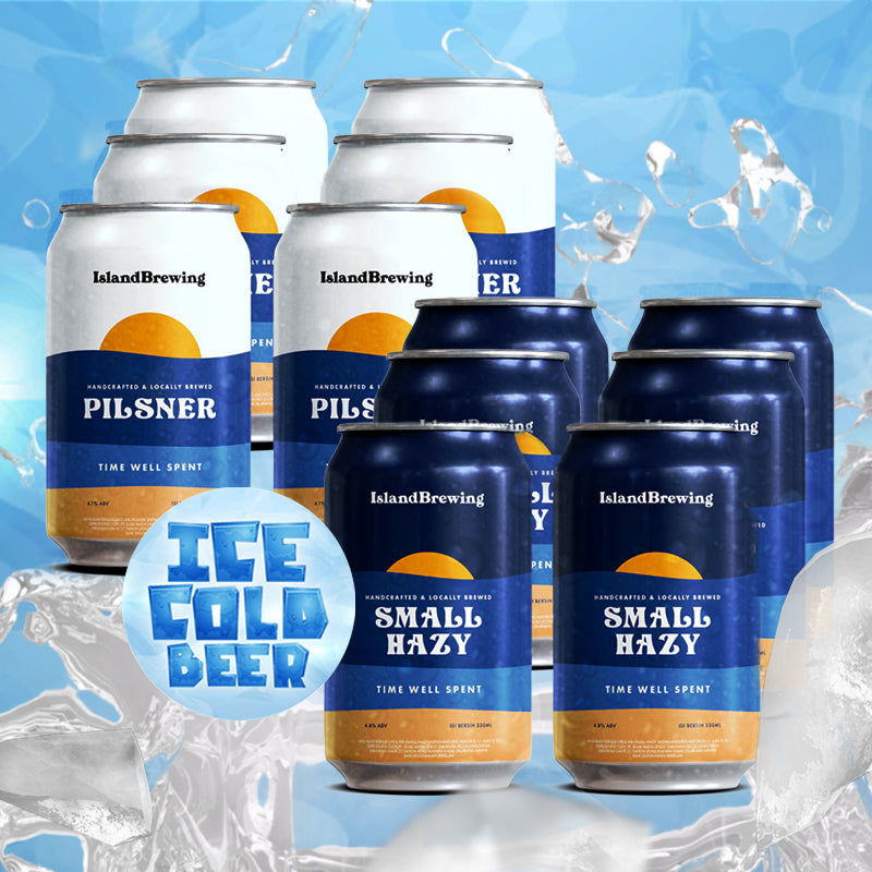 Island Brewing : 6 can Pilsener + 6 can Small Hazy
