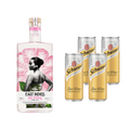 East Indies Bali Pomelo Pink Gin - 700ml + Mixer Schweppes