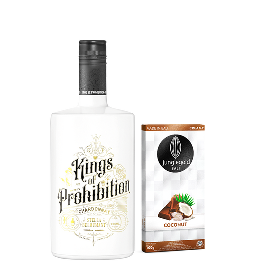 King Of prohibition Chardonnay + Free Coconut Chocolate