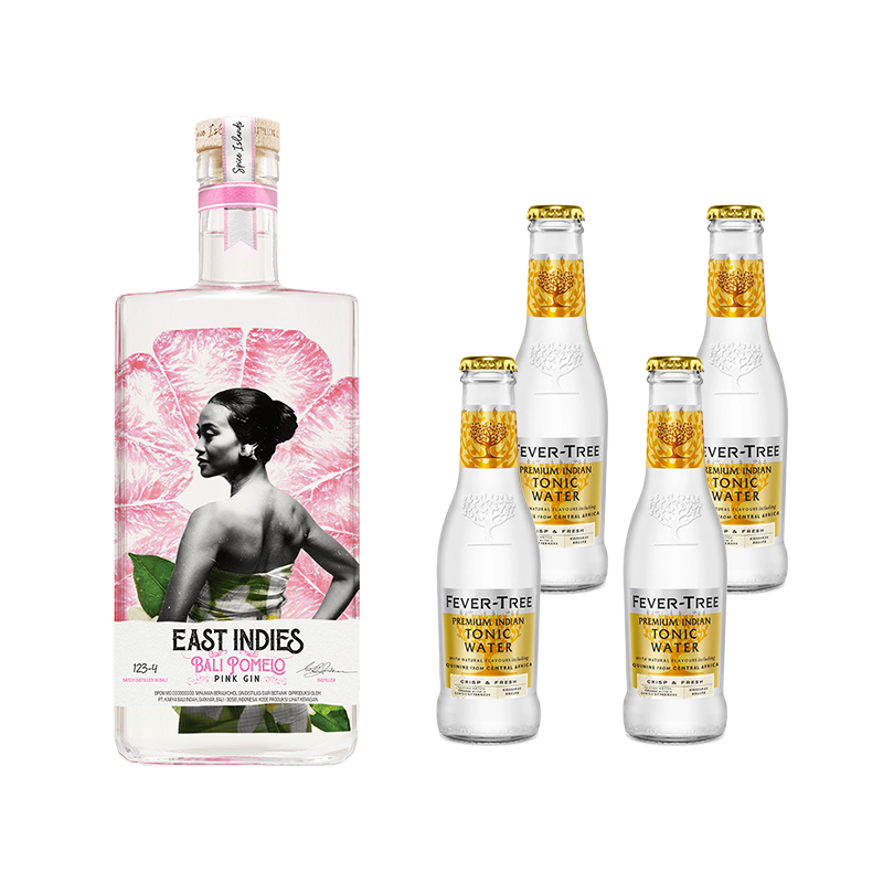 East Indies Bali Pomelo Pink Gin + Mixer Fever Tree